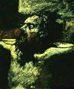 Nikolai Yaroshenko Head of the crucified Christ Spain oil painting artist